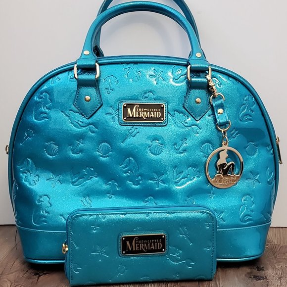 Loungefly Disney Little Mermaid Bowler Purse & wallet - Picture 1 of 9